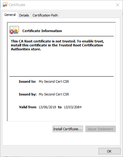 Openssl Generate Certificate From Existing Key